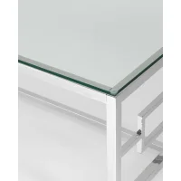 Журнальный стол 120*60 БРУКЛИН серебро
