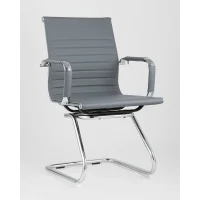 Кресло для посетителей TopChairs Visit серое