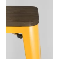 Стул барный TOLIX WOOD желтый