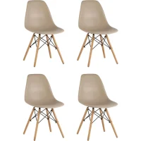 Стул Eames DSW бежевый x4