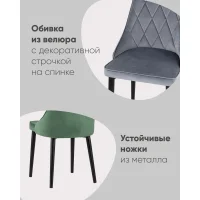Стул Версаль велюр черный