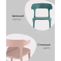 Стул Neo пластик темно-бирюзовый