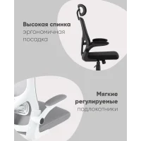 Кресло офисное TopChairs Airone черный