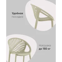 Стул Monstera пластик зеленый