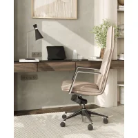 Кресло руководителя TopChairs Arrow светло-серый