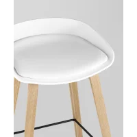 Стул барный LIBRA SOFT БЕЛЫЙ 2 шт