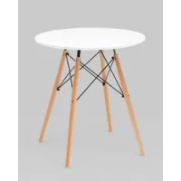Стол круглый Eames DSW NEW D70 белый