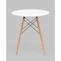 Стол круглый Eames DSW NEW D70 белый