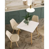 Стол Oslo Square  80х80 см белый
