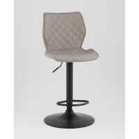 Стул барный Dome экокожа серый 2 шт