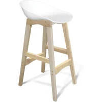 Стул барный Sheffilton SHT-ST19/S65 белый