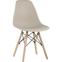 Стул Eames Style DSW бежевый (разборный каркас)