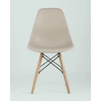 Стул Eames Style DSW бежевый (разборный каркас)