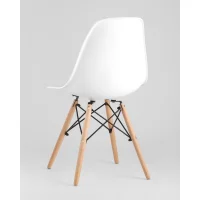 Стул Eames Style DSW белый (разборный каркас)