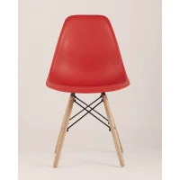 Стул Eames Style DSW красный (разборный каркас)