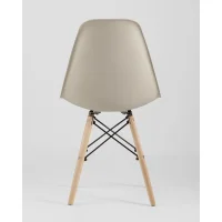 Стул Eames Style DSW бежевый x4 (разборный каркас)