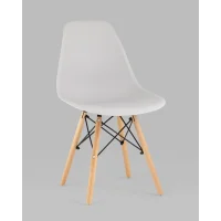 Стул Eames Style DSW светло-серый (разборный каркас)