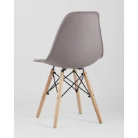 Стул Eames Style DSW темно-серый x4 (разборный каркас)