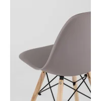 Стул Eames Style DSW темно-серый x4 (разборный каркас)