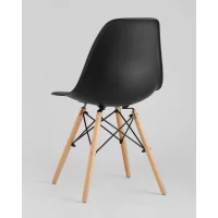 Стул Eames Style DSW черный (разборный каркас)