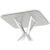 Пластиковый стол Sheffilton SHT-TU30/TT30 83/83 белый/черный