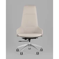 Кресло руководителя TopChairs Soulo светло-серый, серый