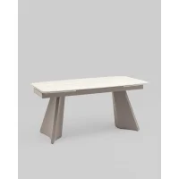 Стол обеденный Eliora 160-240*90 см серая керамика