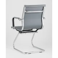 Кресло для посетителей TopChairs Visit серое 2 шт.