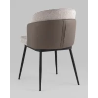Стул Пенелопа рогожка серый с серой экокожей 2 шт.