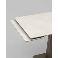 Стол Арнон 120-180/80/76 см керамика Carmen light grey