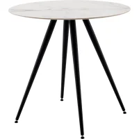 Стол Ники круглый столешница керамика Ice Jade 800
