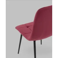 Стул Одди NEW велюр красный