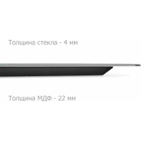 Стол Sheffilton SHT-TU104/TT32 118/77 стекло/МДФ