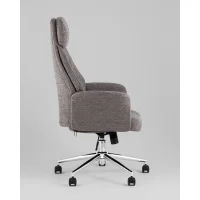 Кресло офисное TopChairs Neoma темно-серый ткань