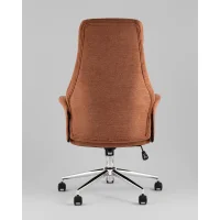 Кресло офисное TopChairs Neoma терракотовый ткань