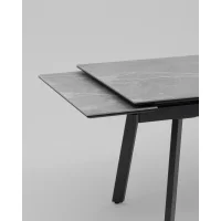 Стол Тайл 140-200/85/75 столешница керамика Larka Grey