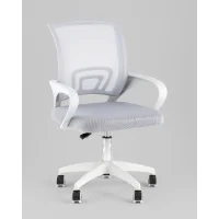 Кресло офисное TopChairs Simple SN серый пластик белый