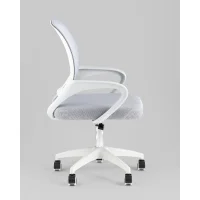 Кресло офисное TopChairs Simple SN серый пластик белый