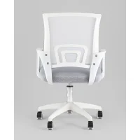 Кресло офисное TopChairs Simple SN серый пластик белый
