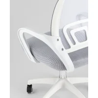 Кресло офисное TopChairs Simple SN серый пластик белый