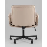 Кресло офисное TopChairs Foldo с откидными подлокотниками бежевое