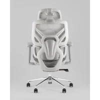Кресло офисное TopChairs Structo серая сетка