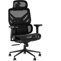 Кресло офисное TopChairs Structo черная сетка