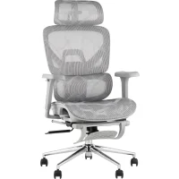 Кресло офисное TopChairs Vertus серая сетка