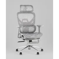 Кресло офисное TopChairs Vertus серая сетка