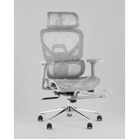 Кресло офисное TopChairs Vertus серая сетка