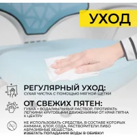 Кресло поворотное CINEMA, ткань, (синий)