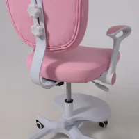 Кресло поворотное Catty, котенок розовый, ткань