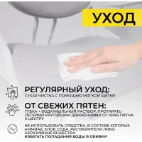 Кресло поворотное Swan, серый, ткань