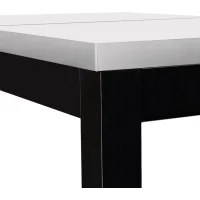 Стол раздвижной BLACK, 1100(1490)*670*770, (белый мат)